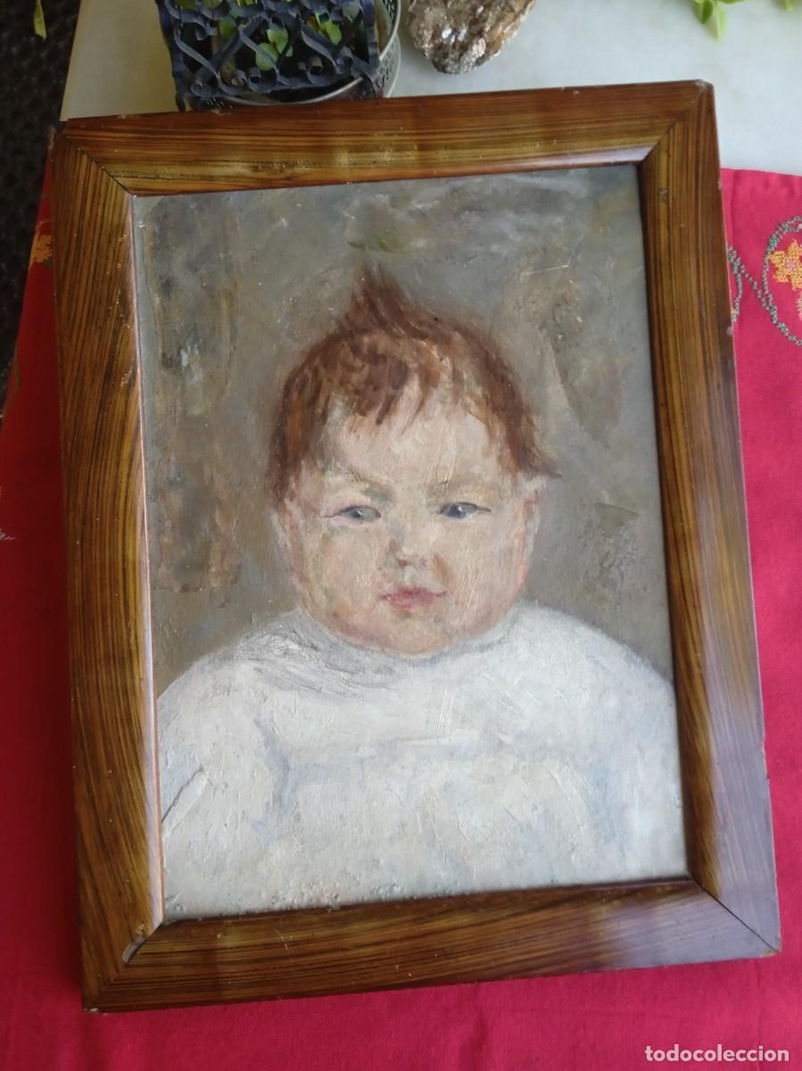 Arte: Cuadro antiguo pintura impresionista, posible Pinazo?