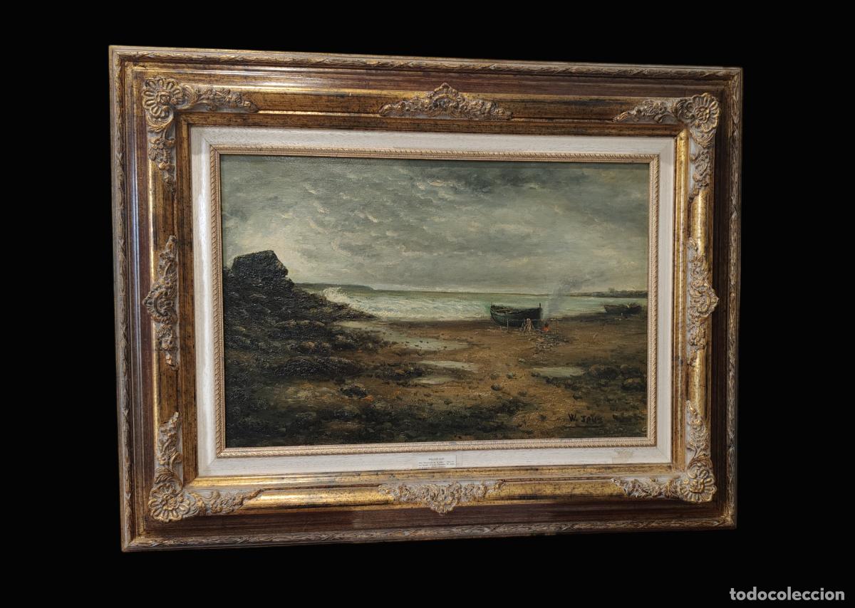 Arte: Nocturno en la playa - Foto 1