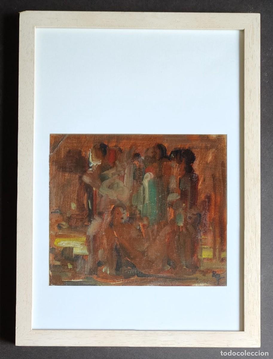 Arte: Gy&ouml;rgy Ruzicskay (1896-1993). &Oacute;leo sobre cart&oacute;n, firmado