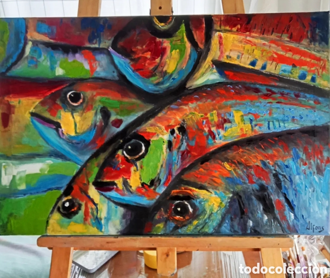 Arte: Doradas. &Oacute;leo en venta del propio autor - Foto 2