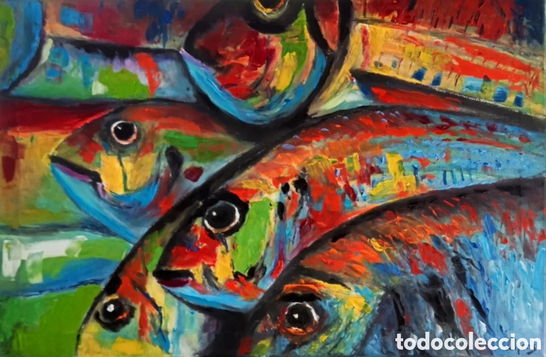 Arte: Doradas. &Oacute;leo en venta del propio autor - Foto 1