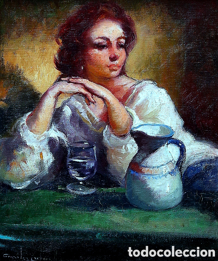 Arte: JOVEN AGUADORA - ROSEND FERN&Aacute;NDEZ CARBONELL 1910 - 1984