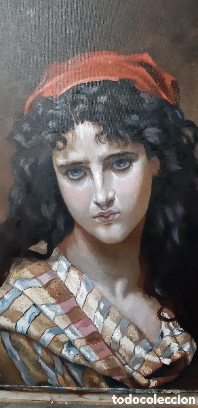Arte: &Oacute;leo lienzo figura mujer - Foto 5