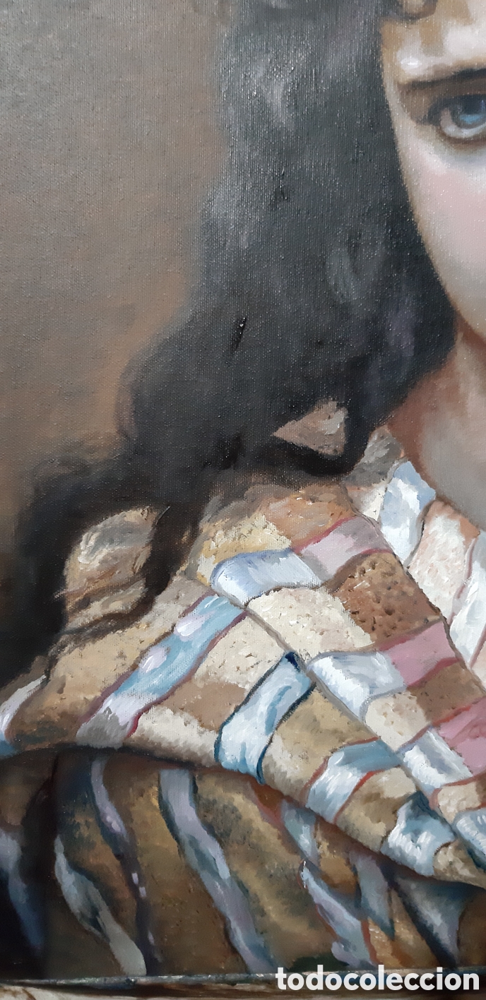 Arte: &Oacute;leo lienzo figura mujer - Foto 6