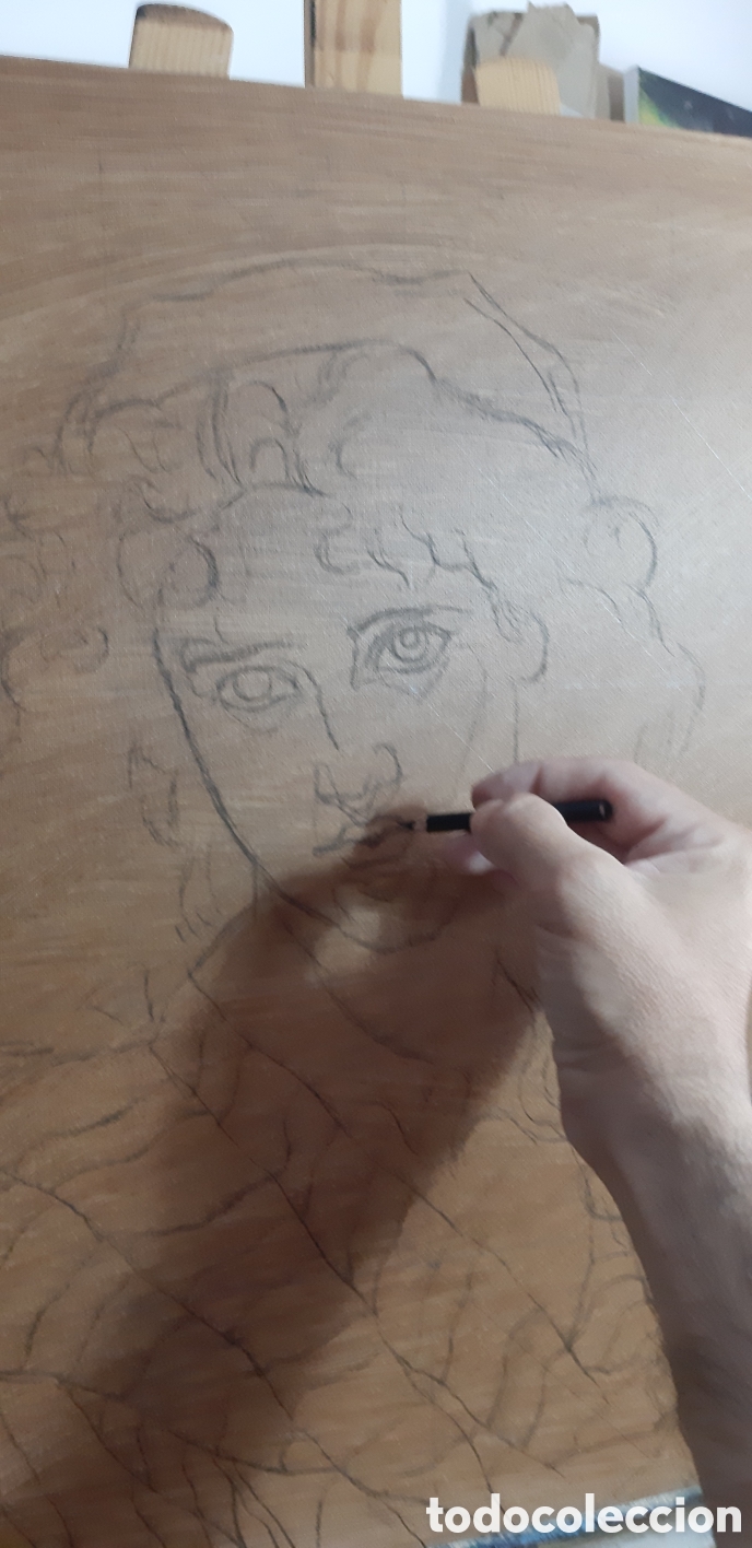 Arte: &Oacute;leo lienzo figura mujer - Foto 8