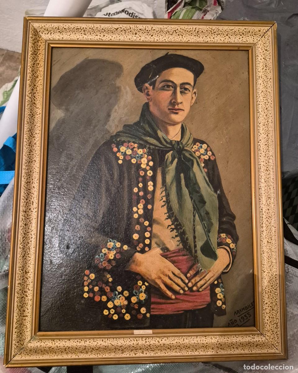 Arte: Retrato al &oacute;leo de Arambilet 1935