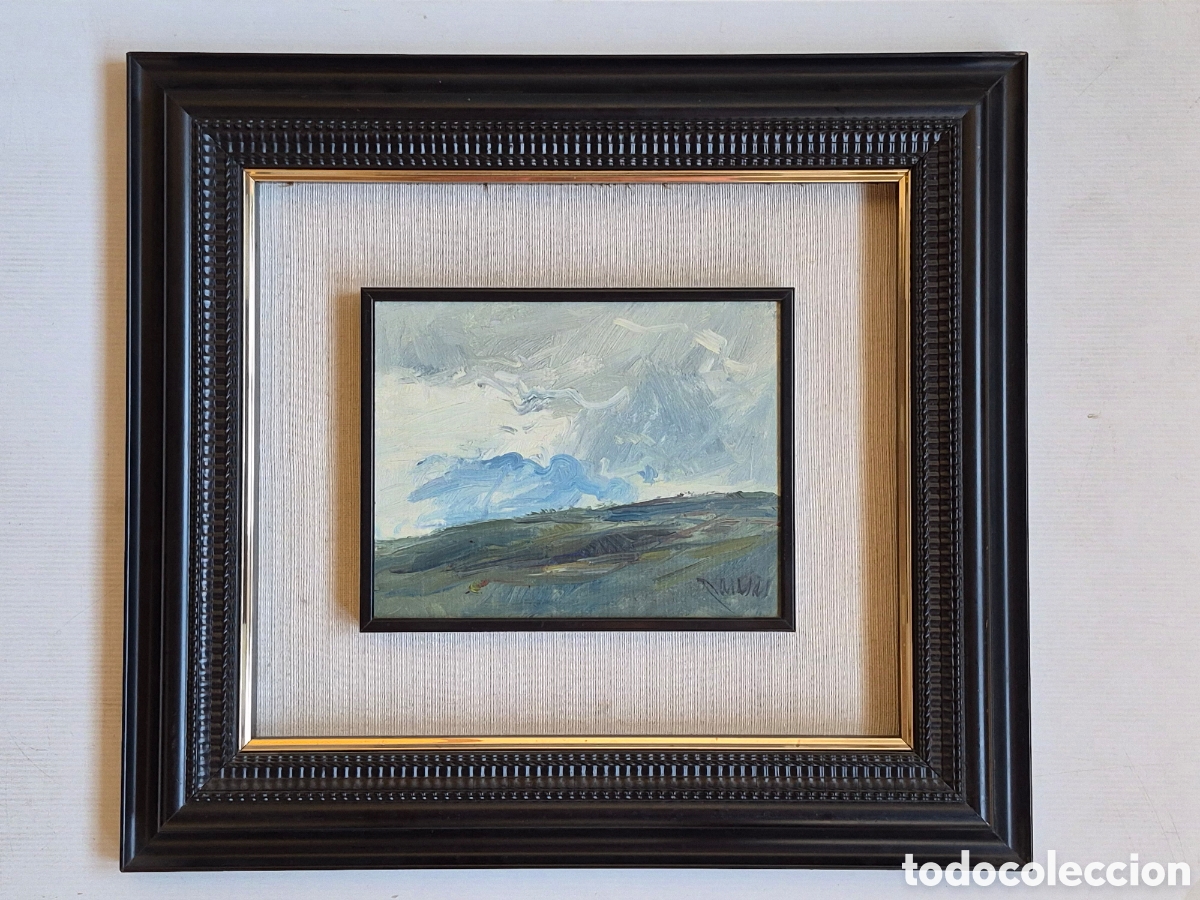 Arte: JORDI PAUSAS MESTRES (BARCELONA 1945). BONITO PAISAJE, &Oacute;LEO SOBRE TABLEX.