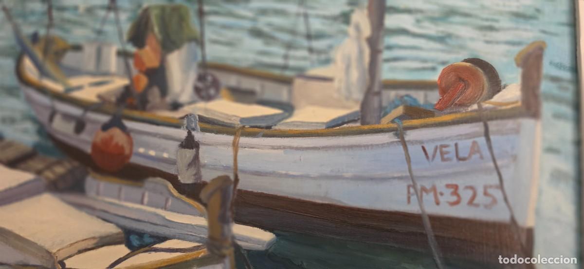 Arte: Barcas en el muelle. - Foto 2