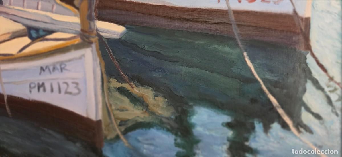 Arte: Barcas en el muelle. - Foto 3