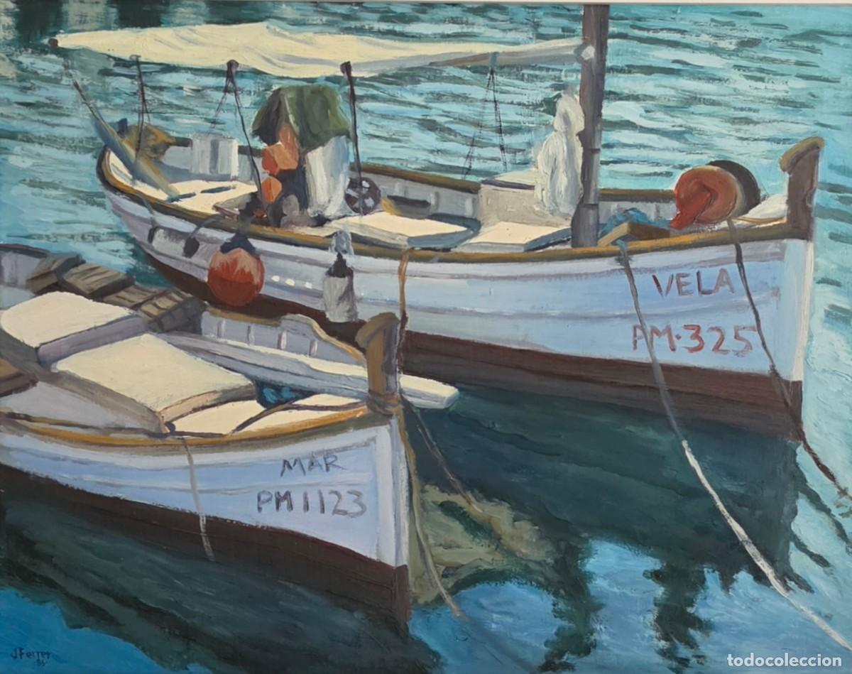 Arte: Barcas en el muelle. - Foto 8