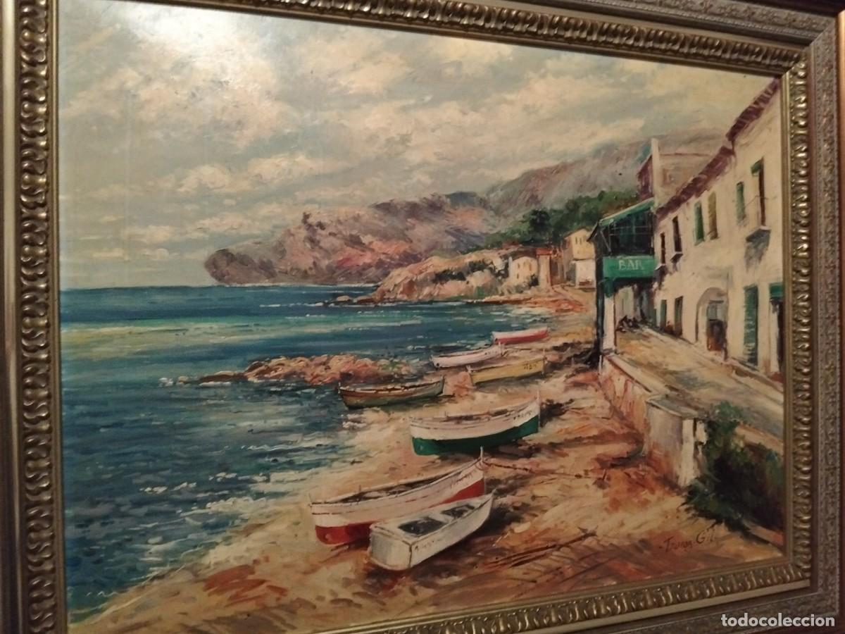 Arte: A la venta magn&iacute;fico Oleo original sobre lienzo del pintor cl&aacute;sico E.Gil de Tejada ( escuela d Gij&oacute;n