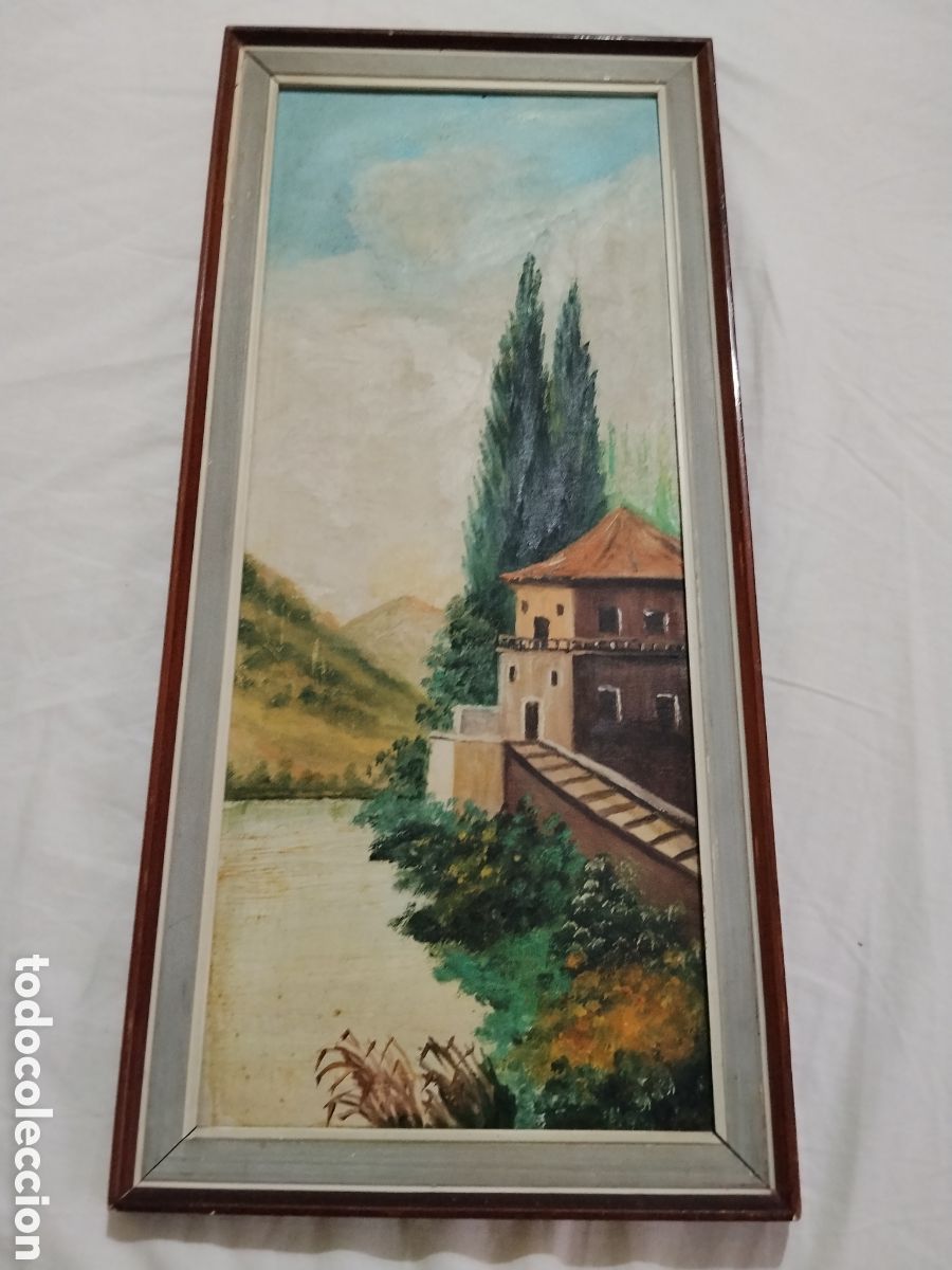 Arte: Cuadro antiguo rectangular - Foto 1