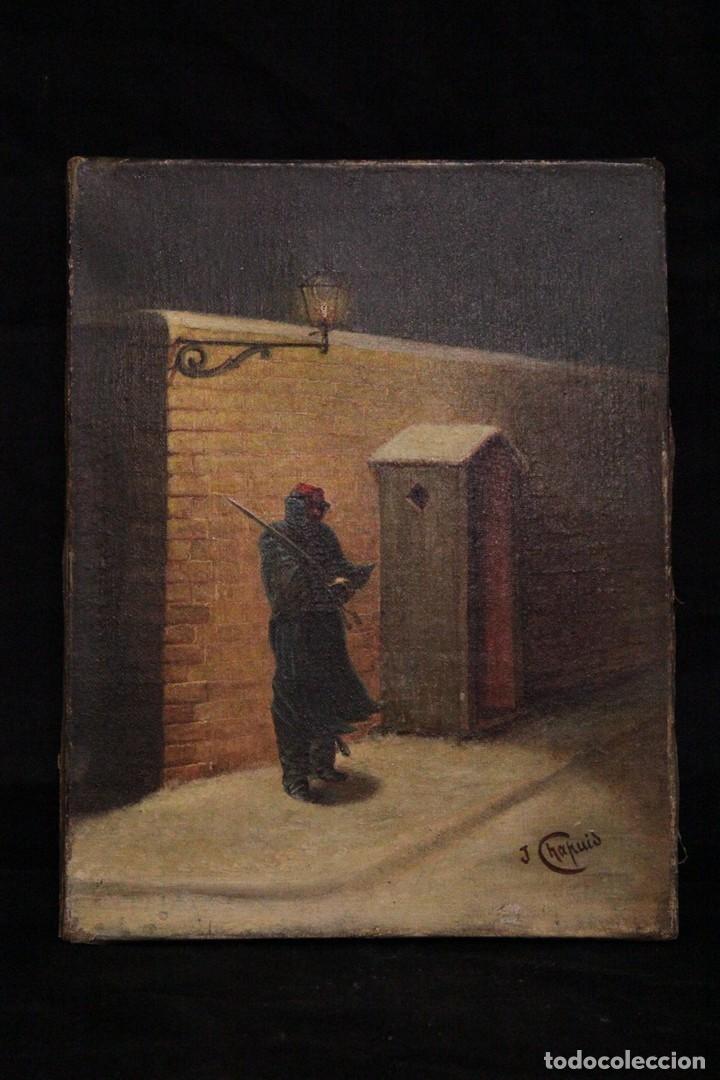 Arte: Pintura / Cuadro / &Oacute;leo sobre lienzo / Oil on canvas, firmado J. Chapuis, siglo XX
