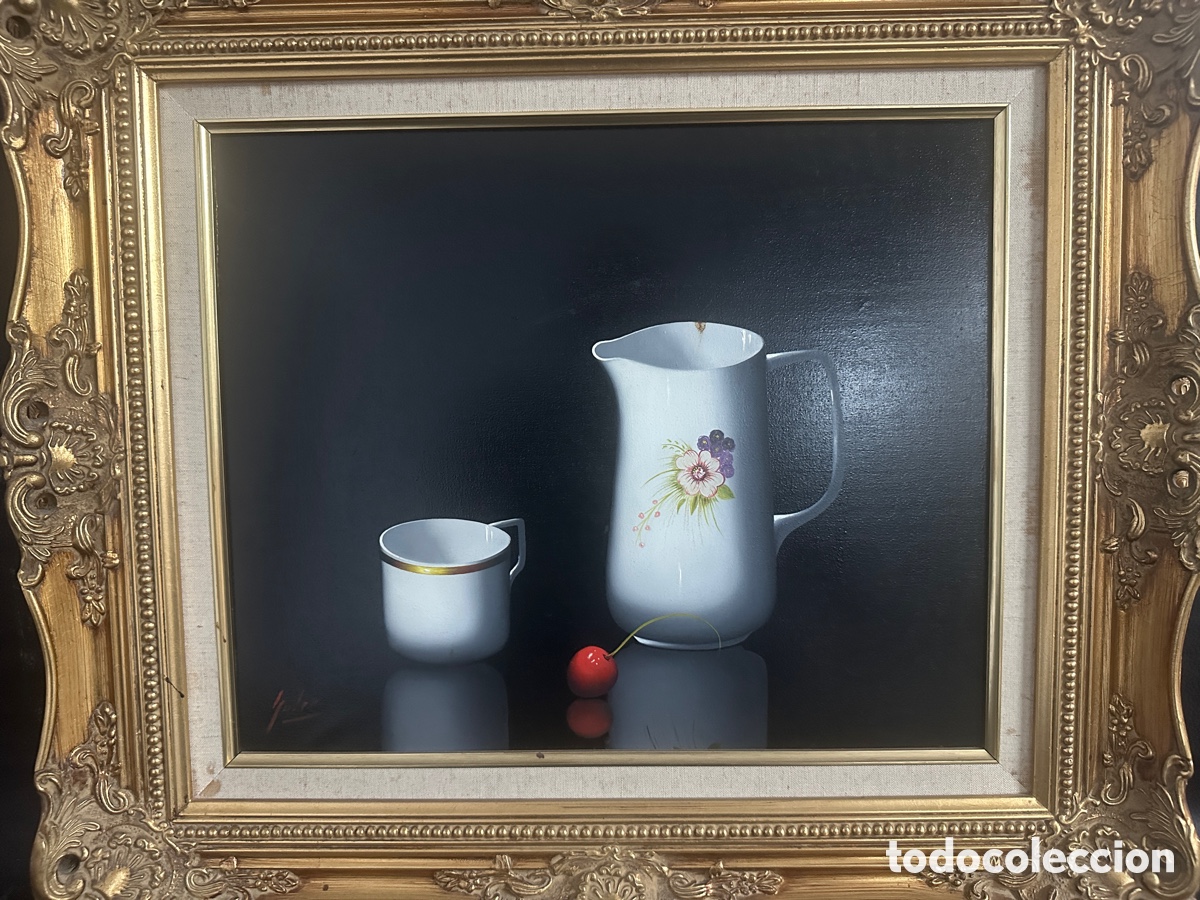 Arte: &Oacute;leo sobre lienzo. Firmado - Foto 2