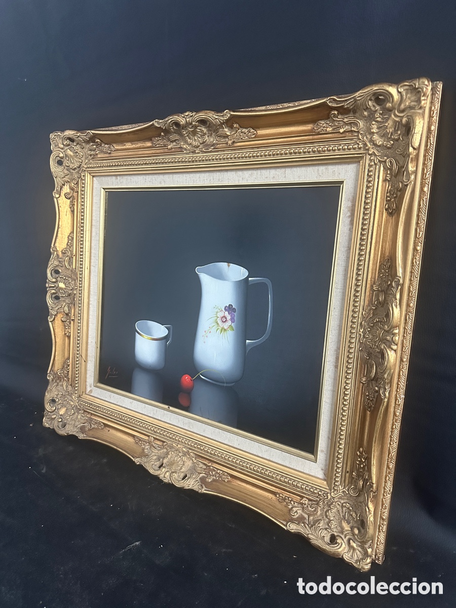 Arte: &Oacute;leo sobre lienzo. Firmado - Foto 3