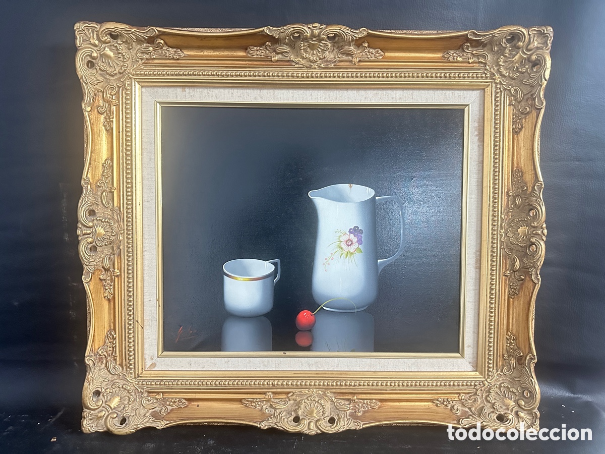 Arte: &Oacute;leo sobre lienzo. Firmado - Foto 1