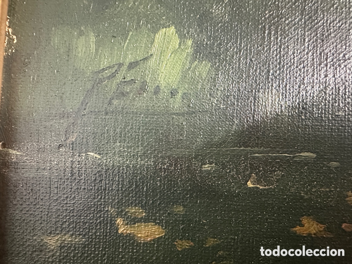 Arte: &Oacute;leo sobre lienzo. Firmado - Foto 4