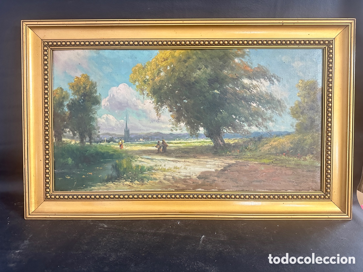 Arte: &Oacute;leo sobre lienzo. Firmado - Foto 8