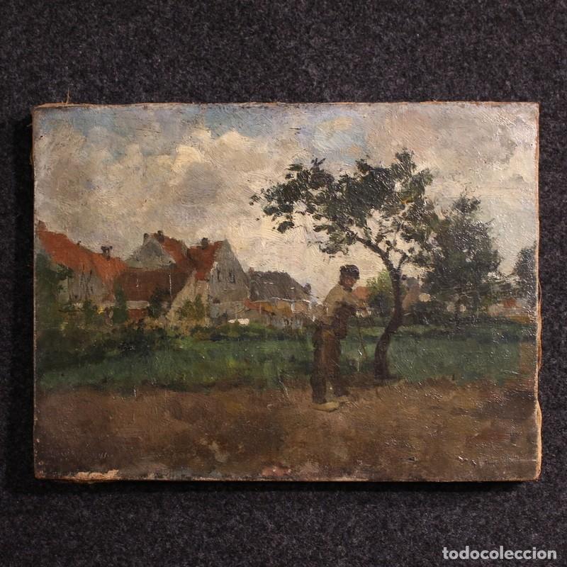 Arte: Pintura holandesa del siglo 19, paisaje impresionista.