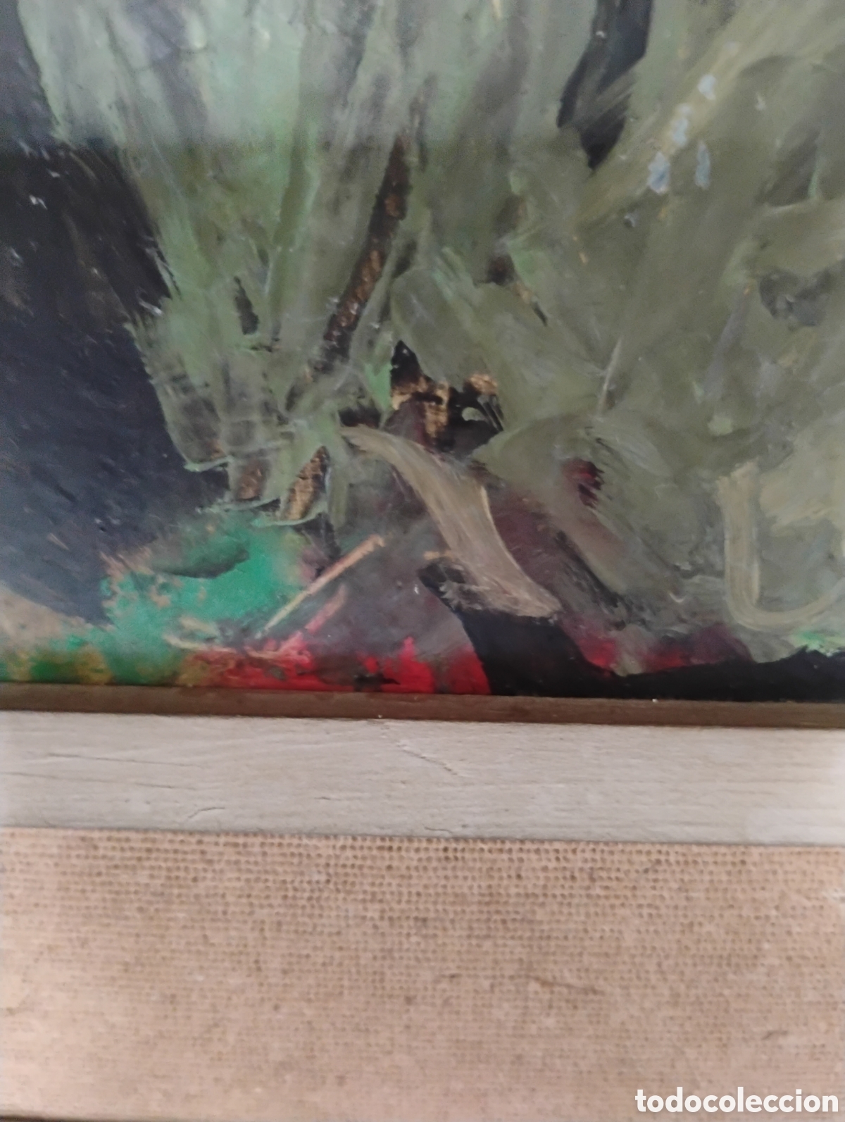 Arte: Oleo sobre tabla firmado Blasco - Foto 3