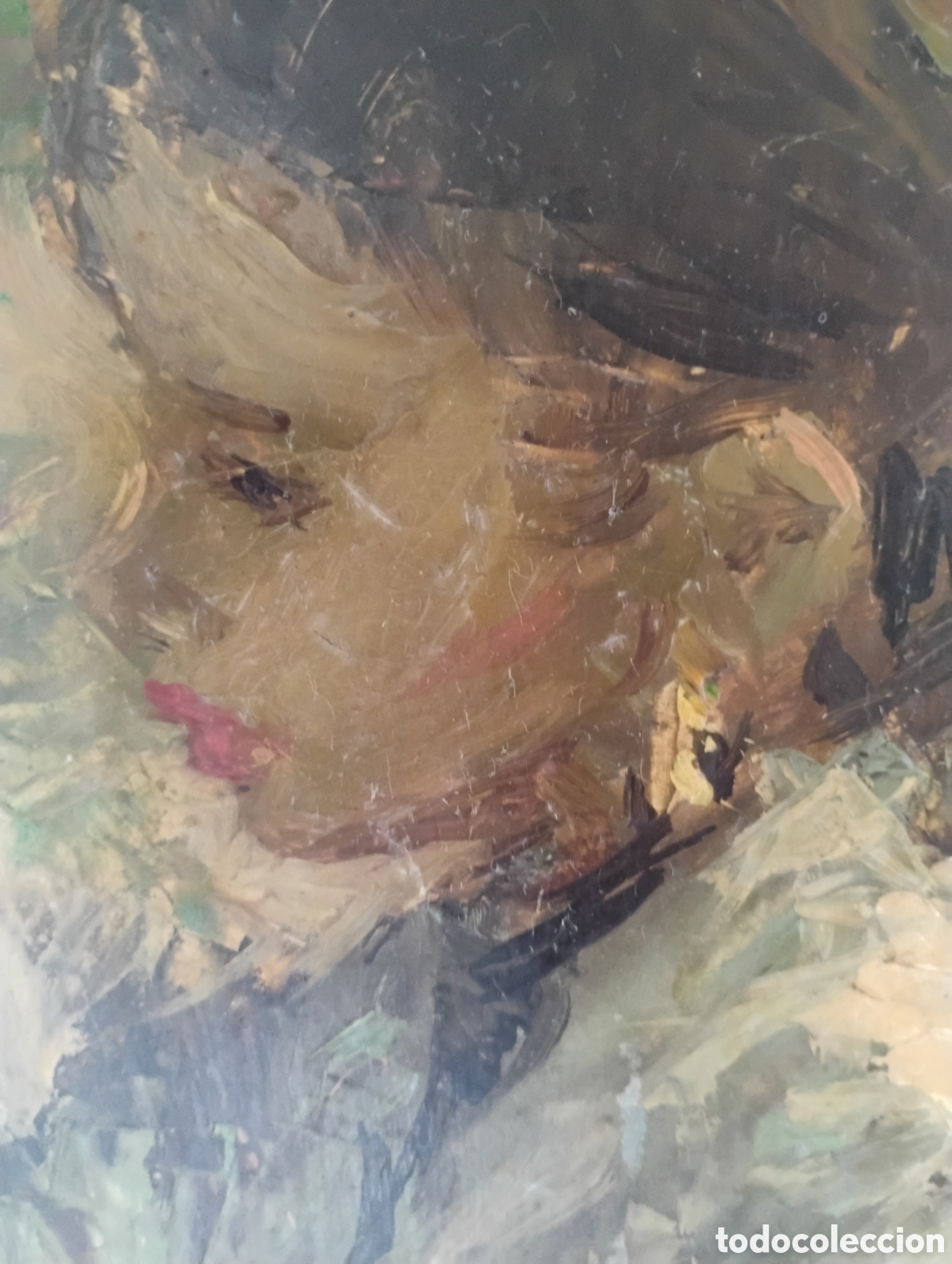 Arte: Oleo sobre tabla firmado Blasco - Foto 4