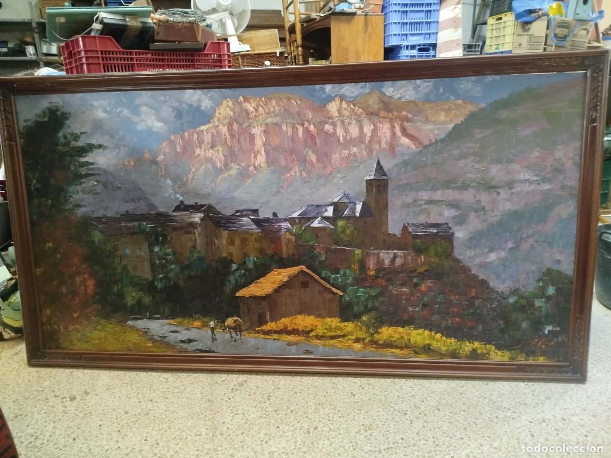 Arte: &Oacute;leo de gran tama&ntilde;o Torla Ordesa Huesca firmado Josep Boix