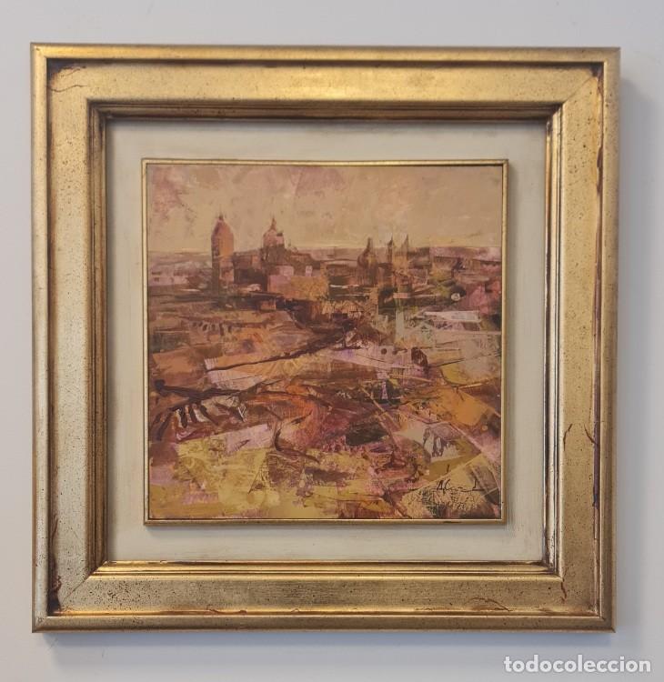 Arte: &Oacute;leo de Alfonso Cu&ntilde;ado Vista Urbana de Salamanca