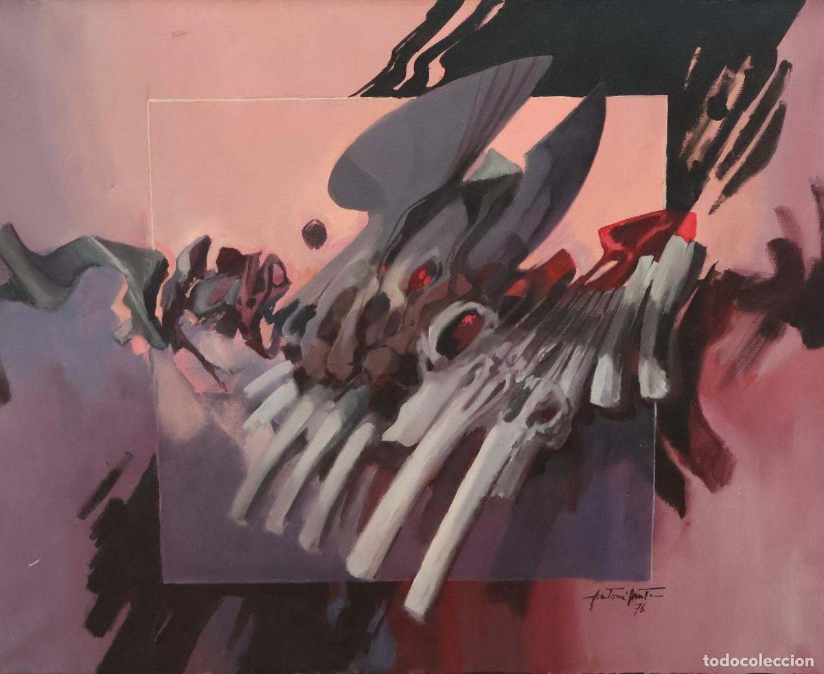 Arte: ANTONI MUT TORROJA (Barcelona 1921-1990) OLEO SOBRE TELA. A&Ntilde;O 1976. 73 X 92 CM.