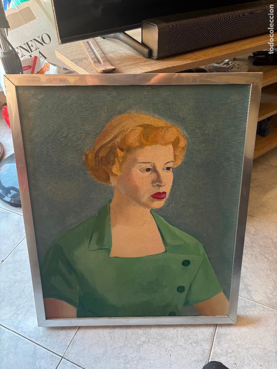 Arte: &Oacute;leo sobre lienzo original Montserrat gudiol