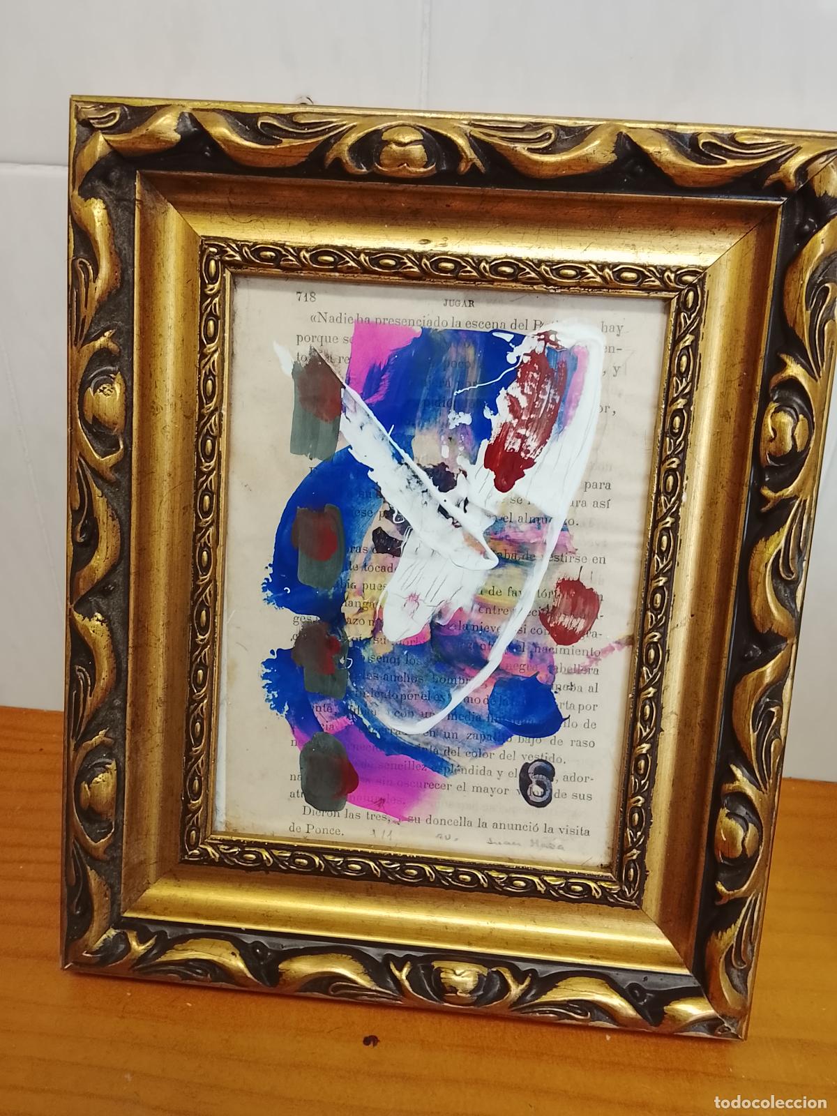Arte: PINTURAS ENMARCADAS ARTE ABSTRACTO OBRA UNICA 1/1