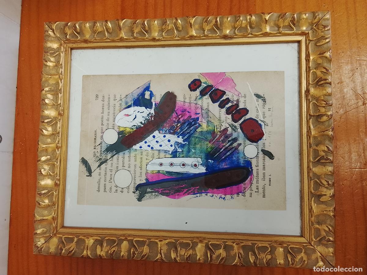 Arte: PINTURAS ENMARCADAS ARTE ABSTRACTO OBRA UNICA 1/1