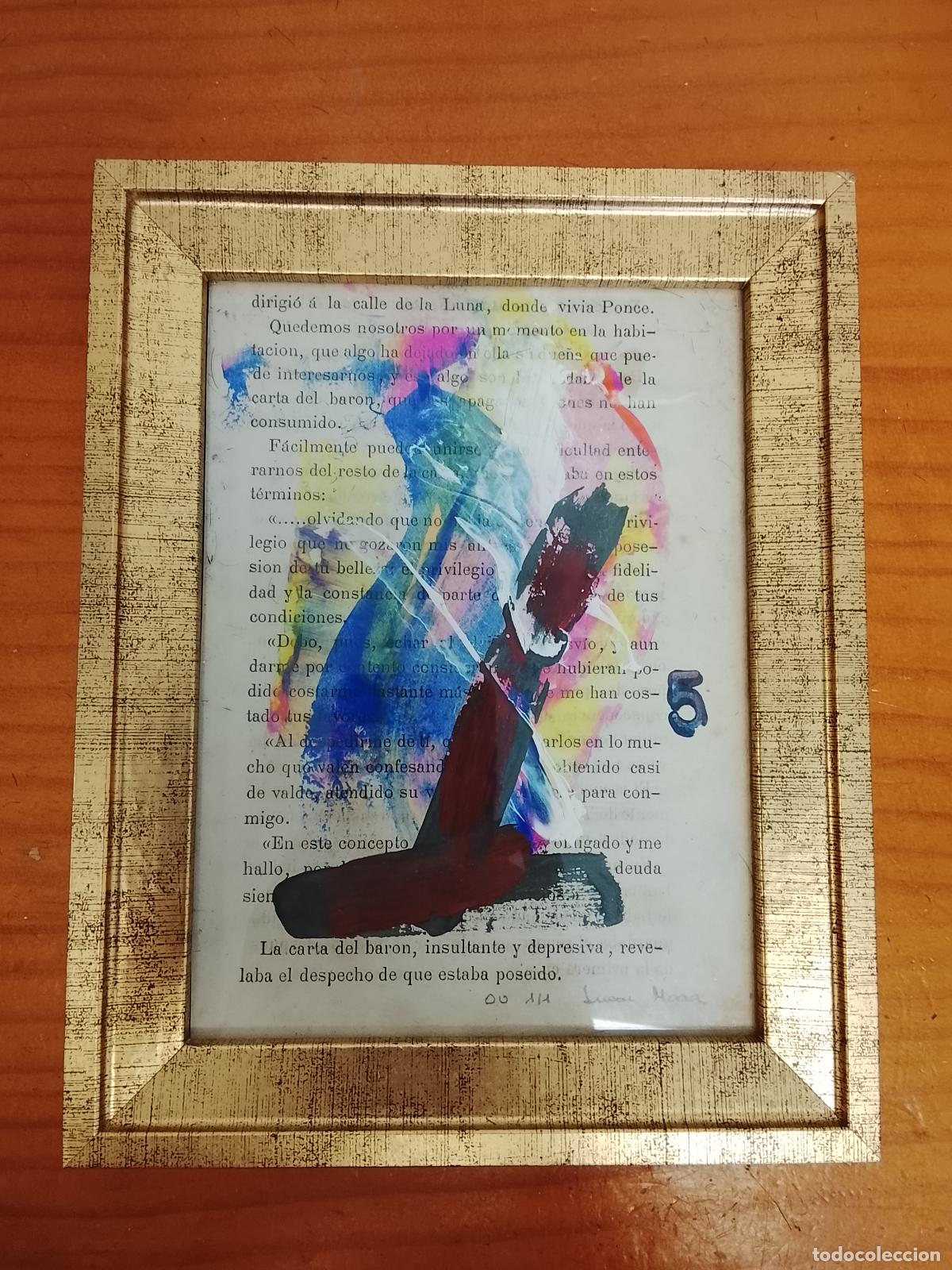Arte: PINTURAS ENMARCADAS ARTE ABSTRACTO OBRA UNICA 1/1