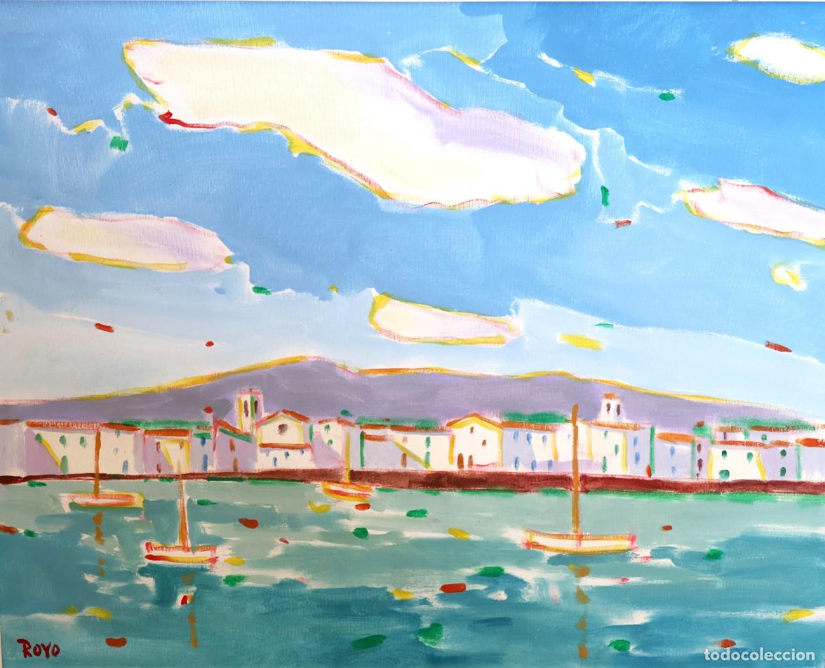 Arte: MANUEL DOBLAS PINTO -ROYO- (Malaga, 1957) OLEO SOBRE TELA. CADAQUES (GERONA)