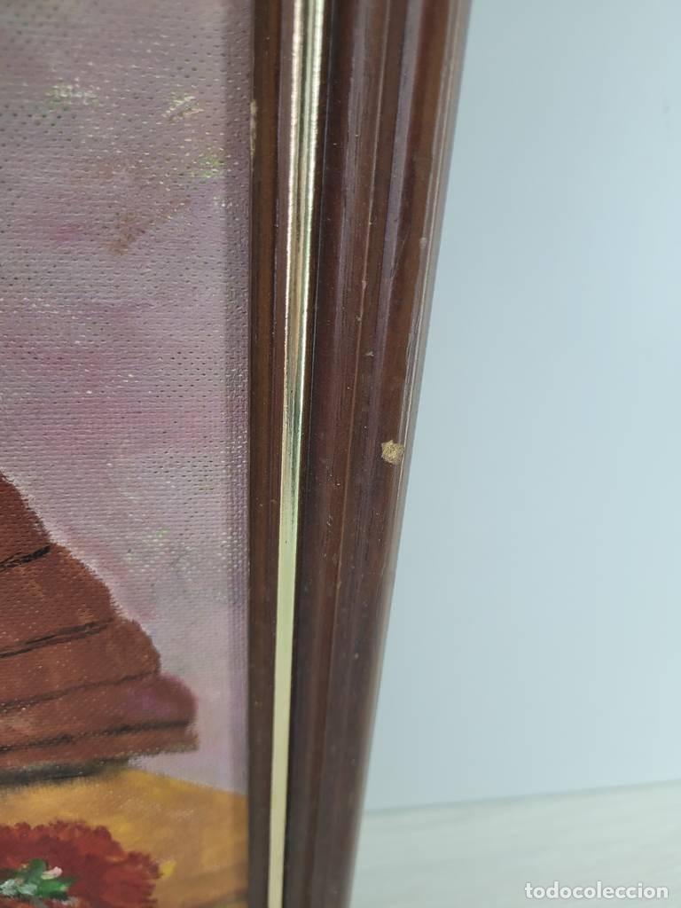 Arte: &Oacute;LEO SOBRE LIENZO MACETA - Foto 3