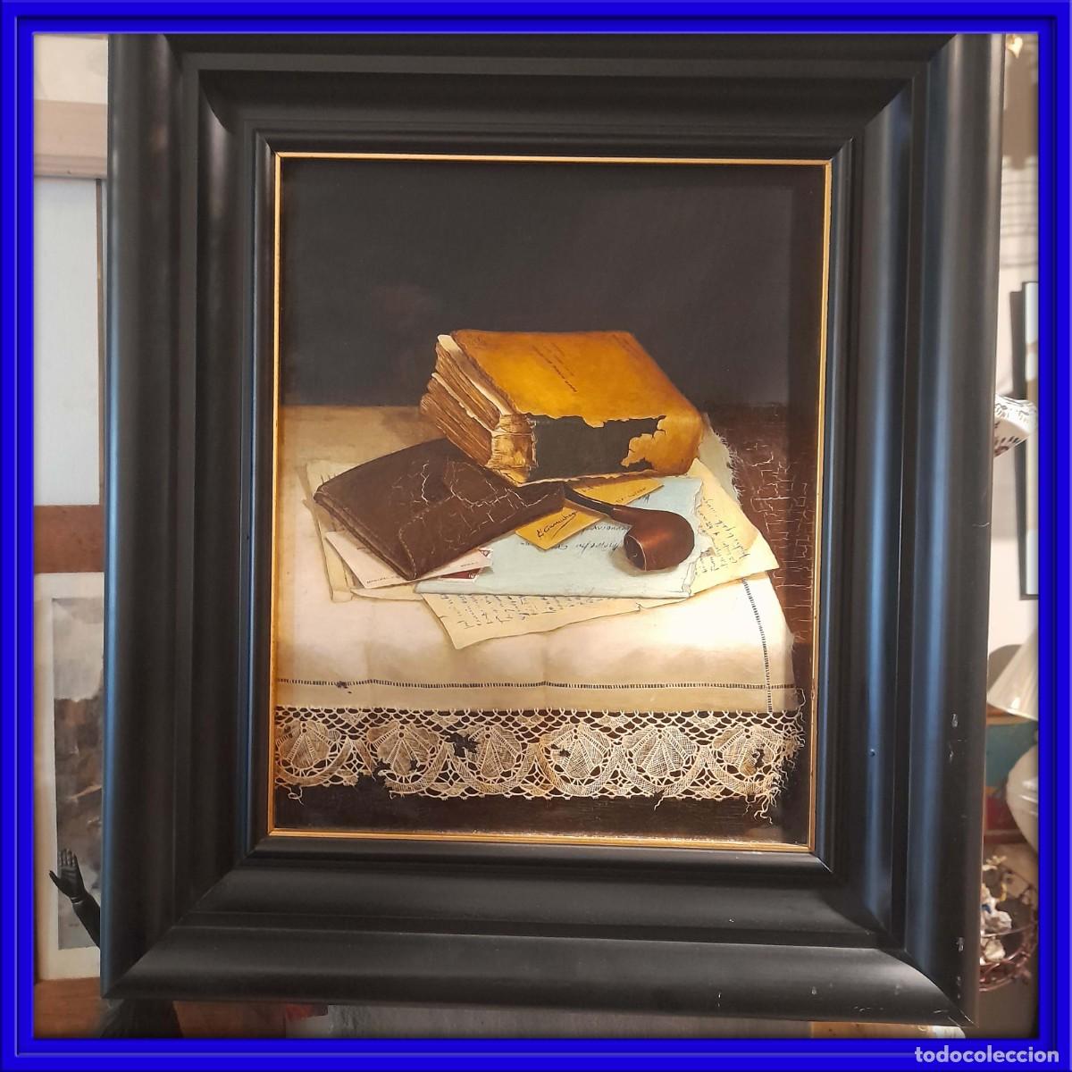 Arte: CUADRO OLEO SOBRE TABLEX MUY DECORATIVO HIPERREALISTA