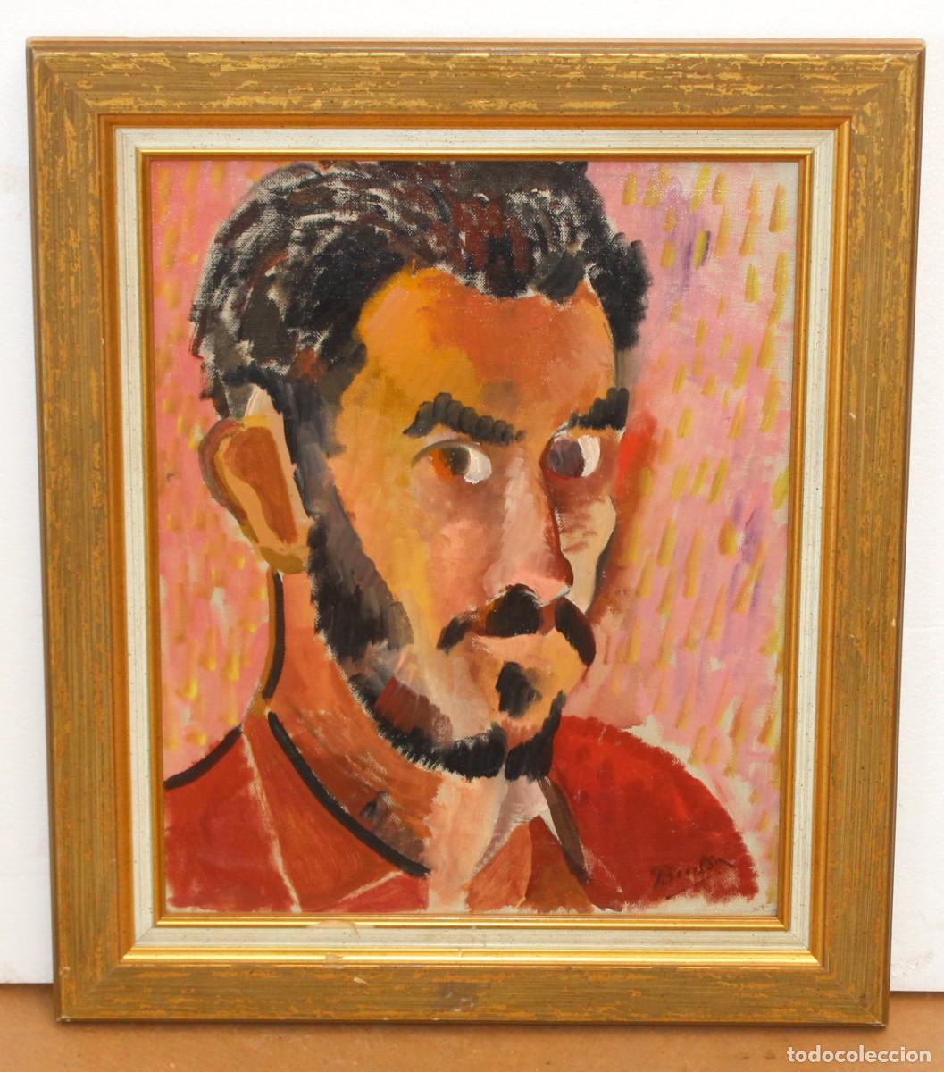 Arte: ESCUELA EXPRESIONISTA FRANCESA (XX) OLEO SOBRE TELA FIRMADO. RETRATO DE HOMBRE CON BARBA