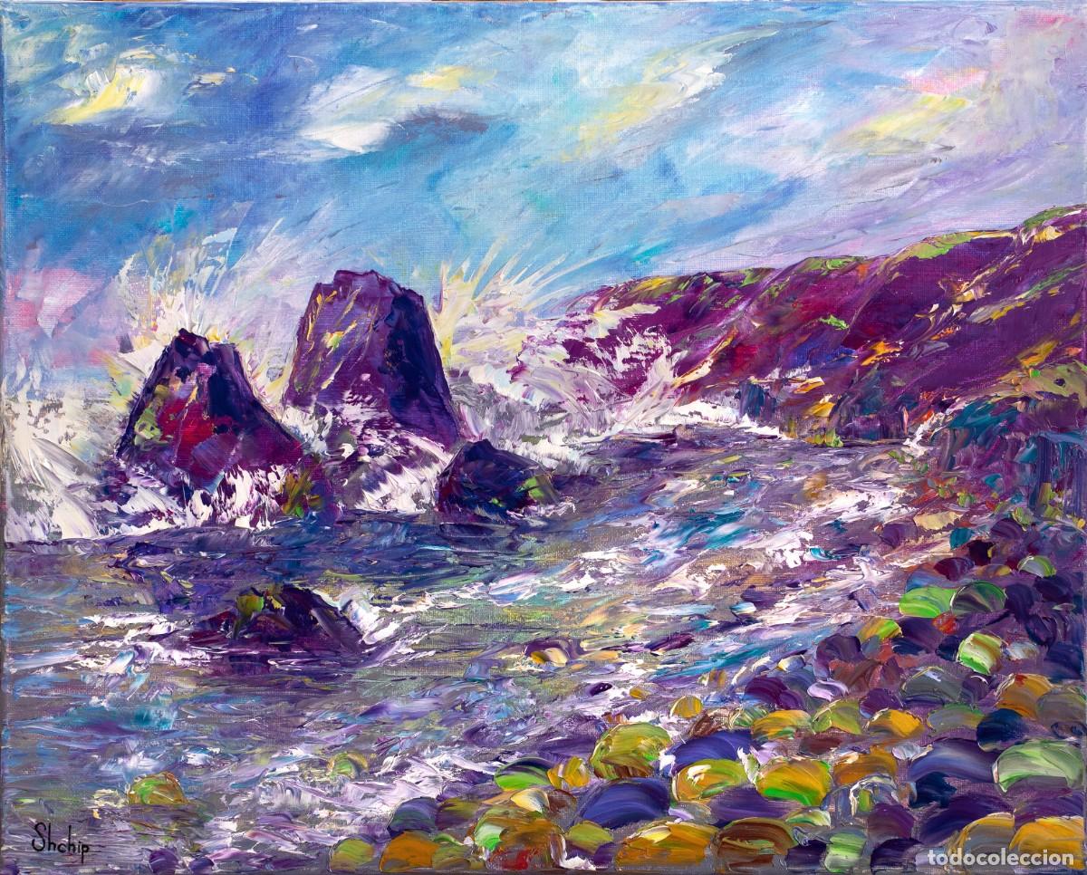 Arte: Surf at the Rocky Shore - Foto 1