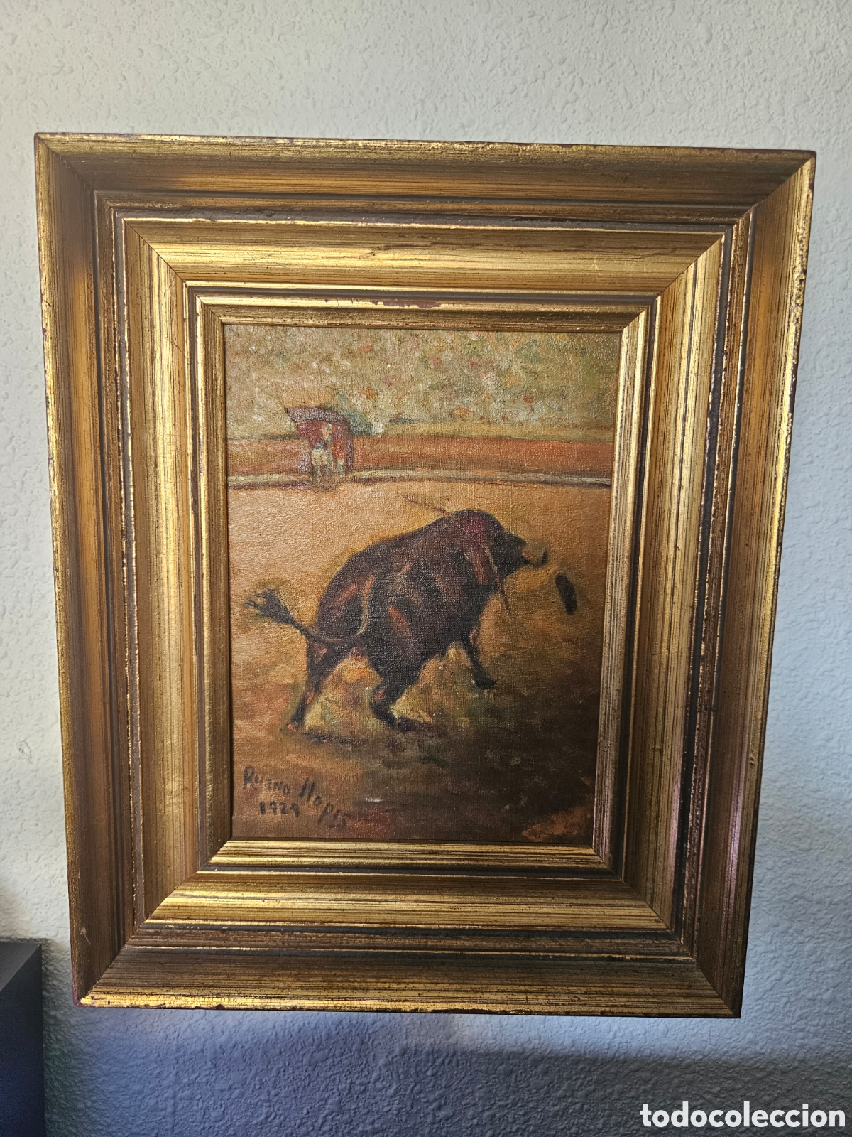 Arte: Cuadro Ruano Llopis original 1929 - Foto 2