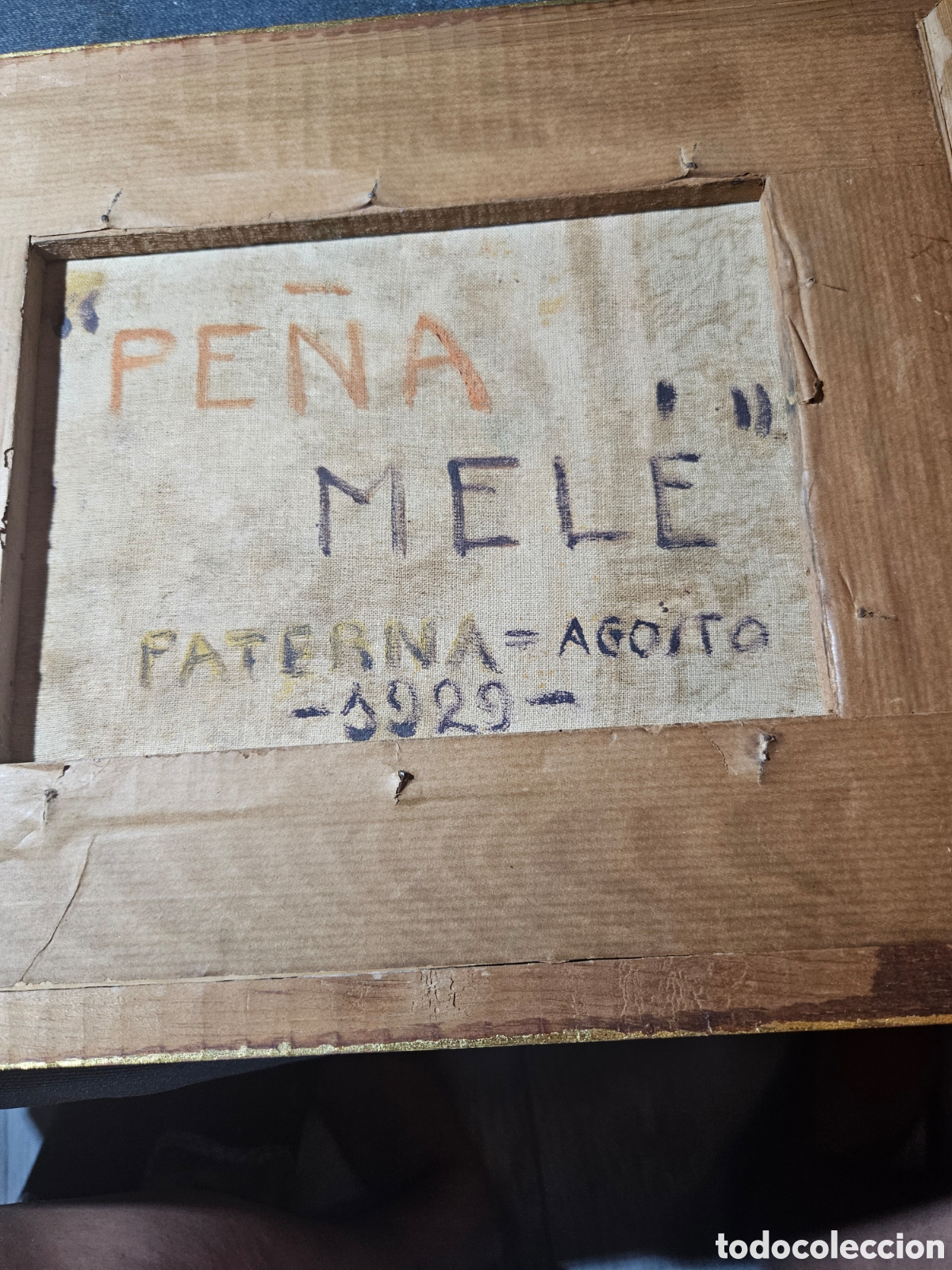 Arte: Cuadro Ruano Llopis original 1929 - Foto 3