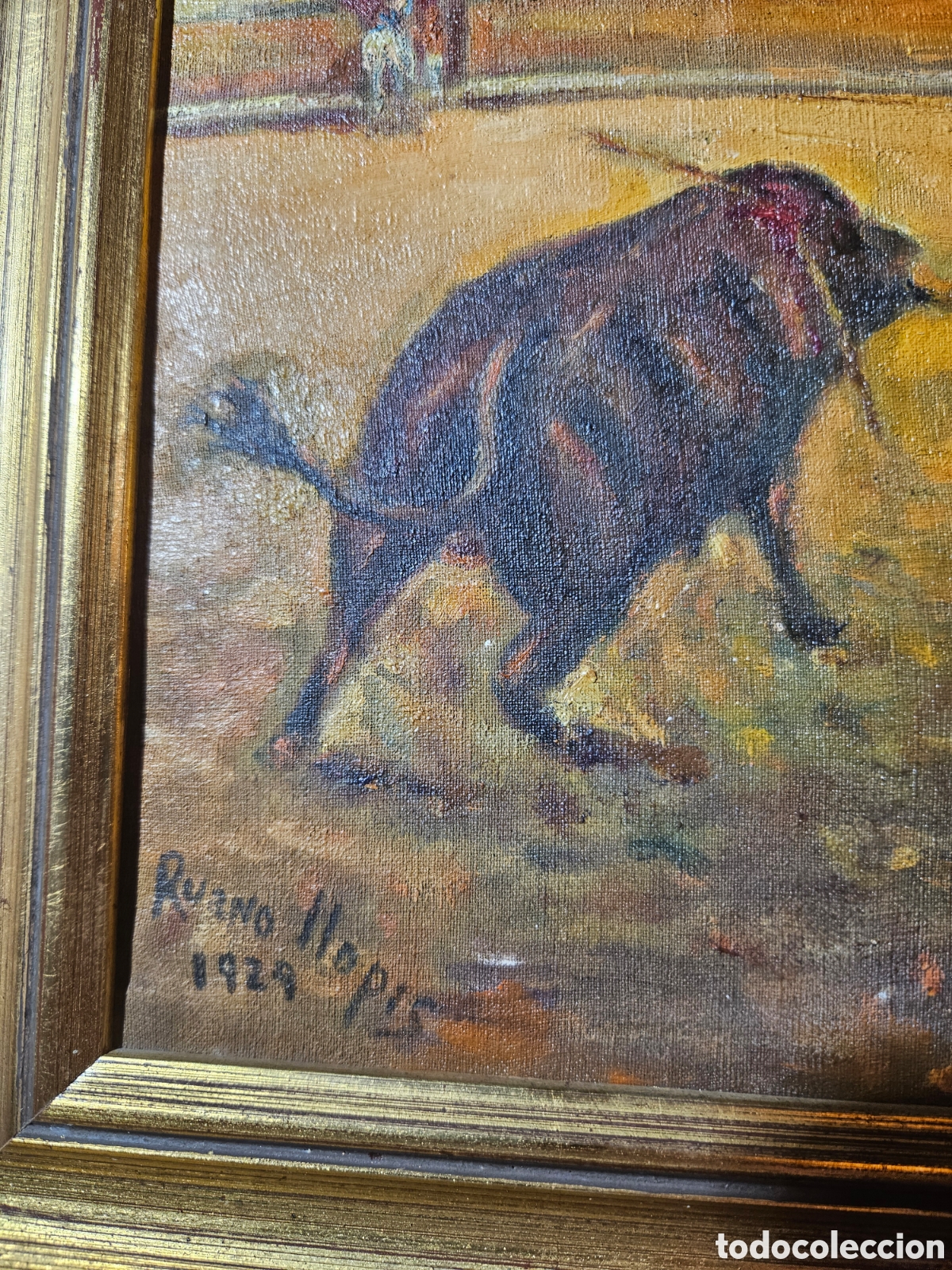Arte: Cuadro Ruano Llopis original 1929 - Foto 4