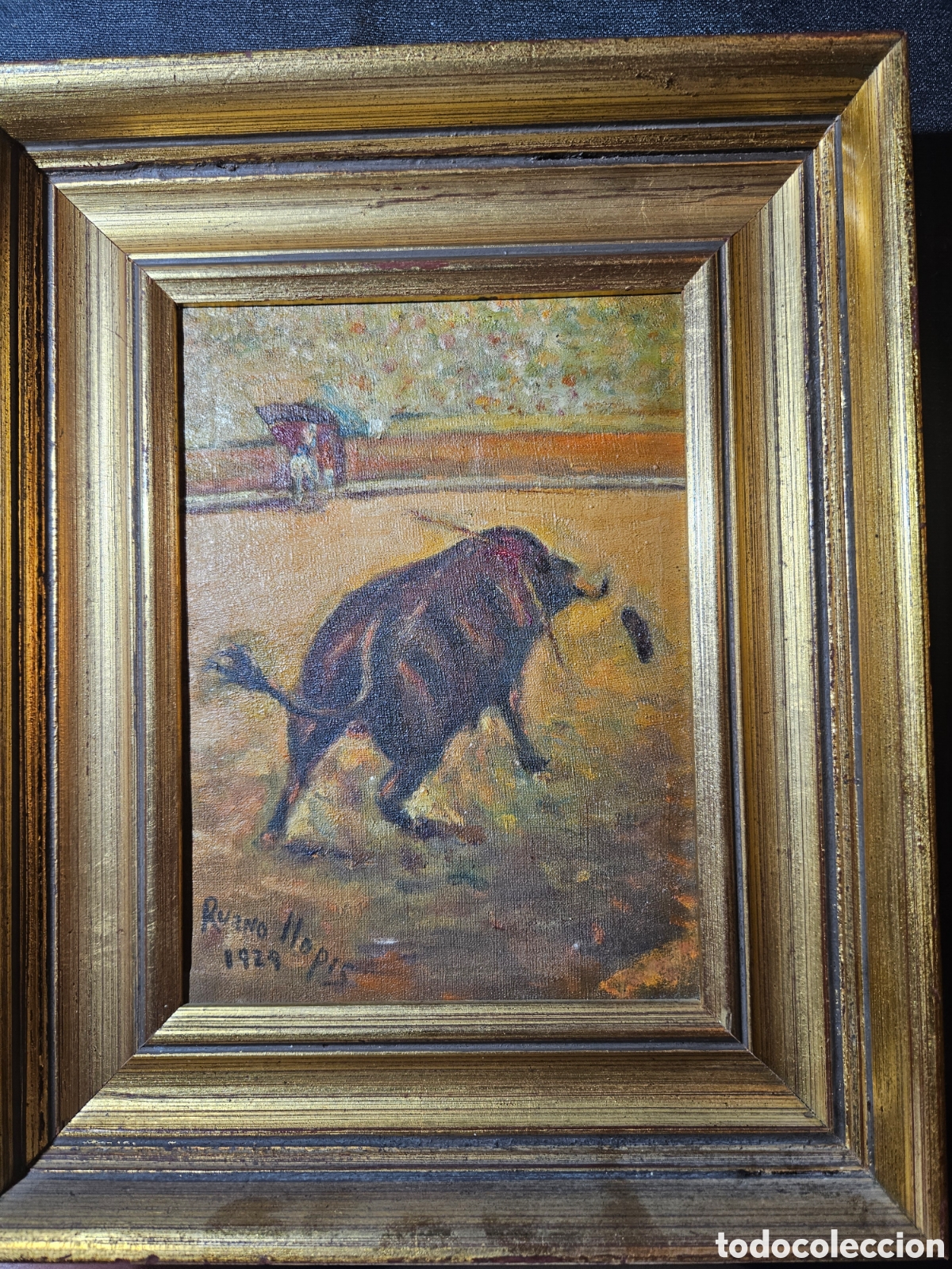 Arte: Cuadro Ruano Llopis original 1929 - Foto 5