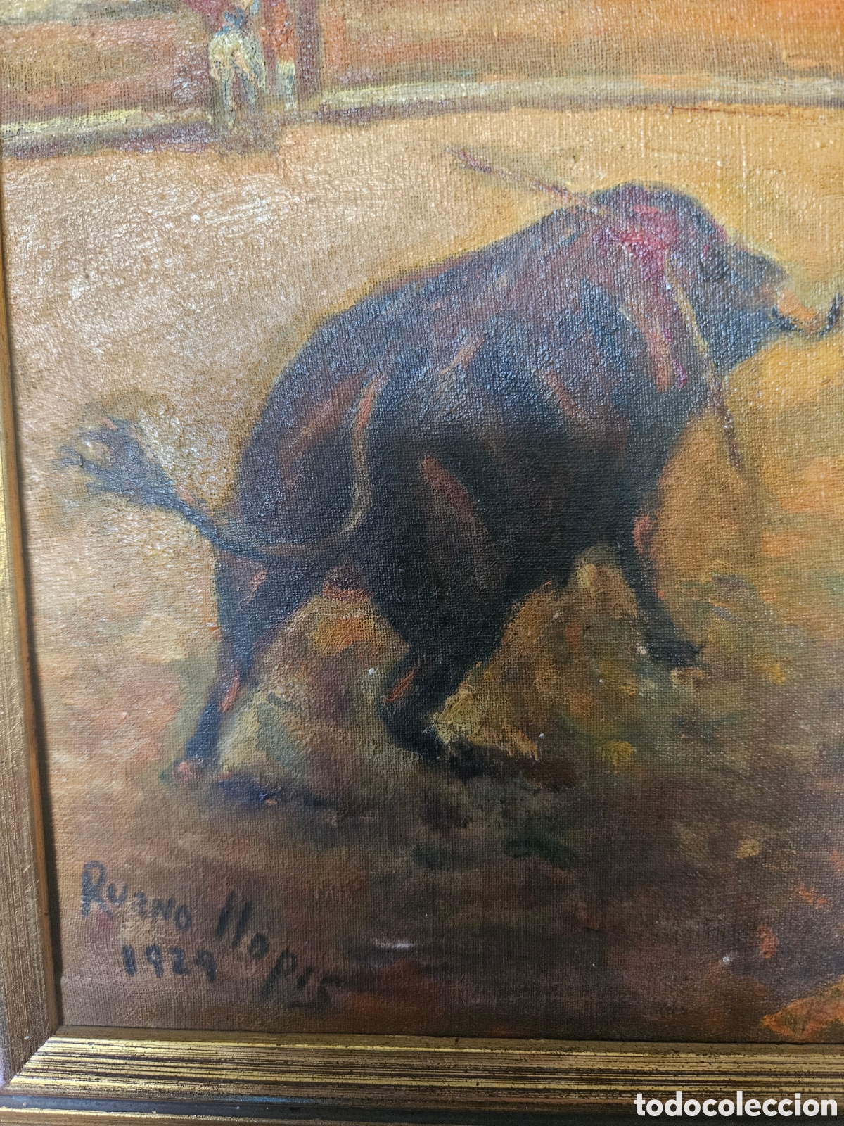 Arte: Cuadro Ruano Llopis original 1929 - Foto 1