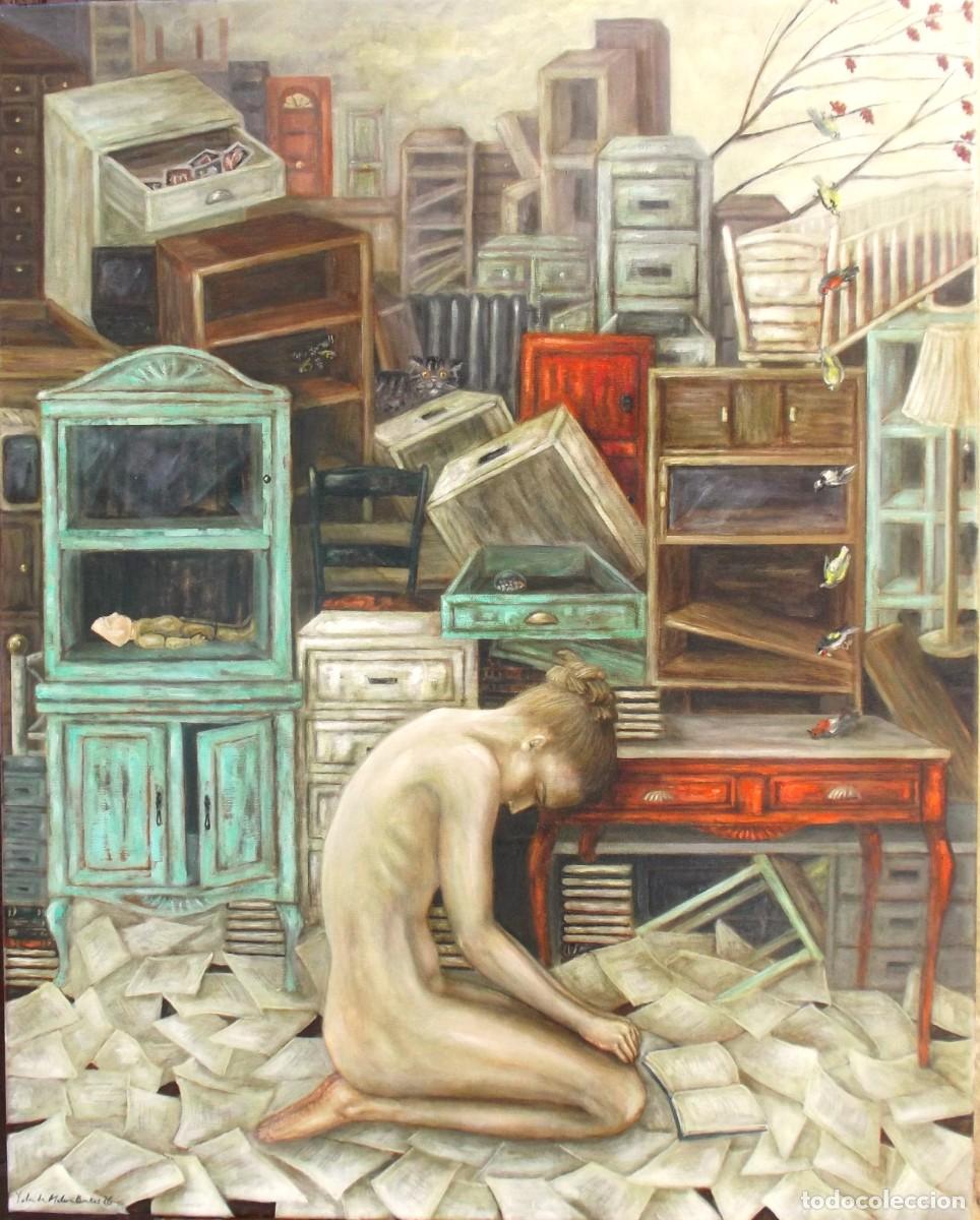 Arte: Sin t&iacute;tulo, &oacute;leo 92 x 73 - Yolanda Molina Bra&ntilde;as - Certificado