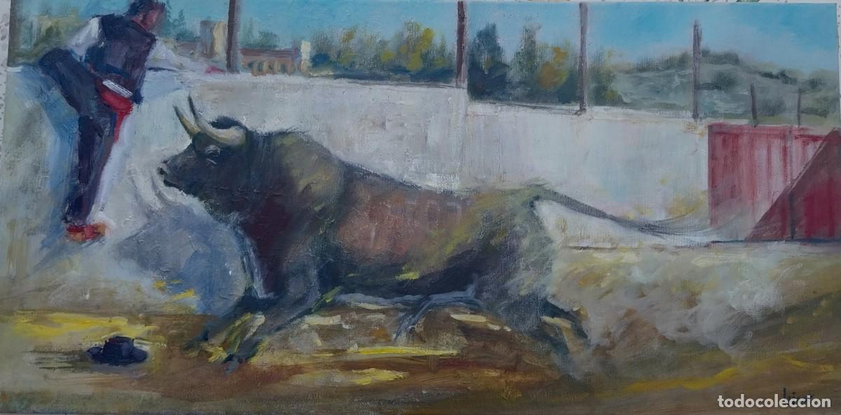 Arte: &Oacute;leo taurino.Obra original de autor.