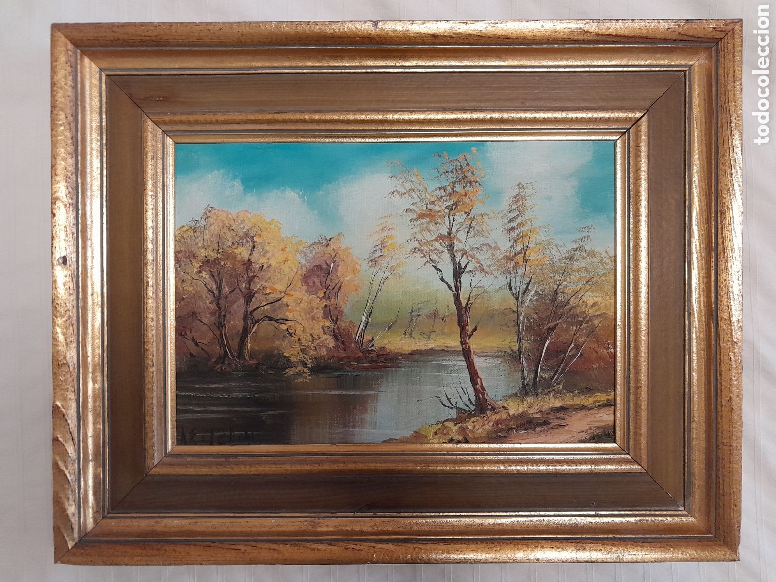 Arte: &Oacute;leo sobre lienzo FIRMADO - Foto 2