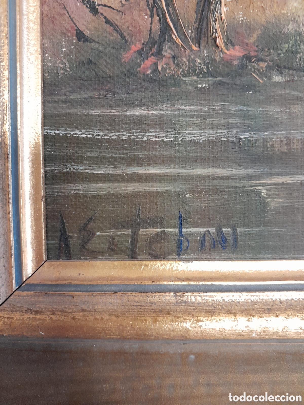 Arte: &Oacute;leo sobre lienzo FIRMADO - Foto 3