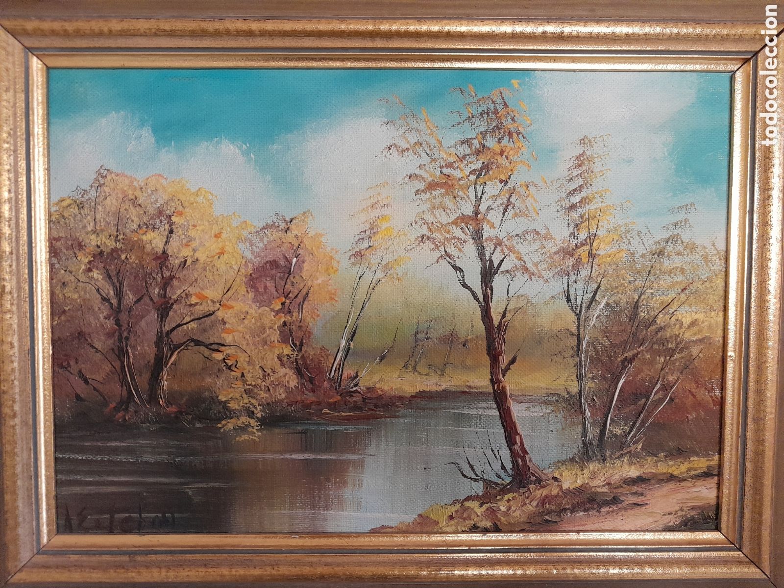 Kunst: &Oacute;leo sobre lienzo FIRMADO