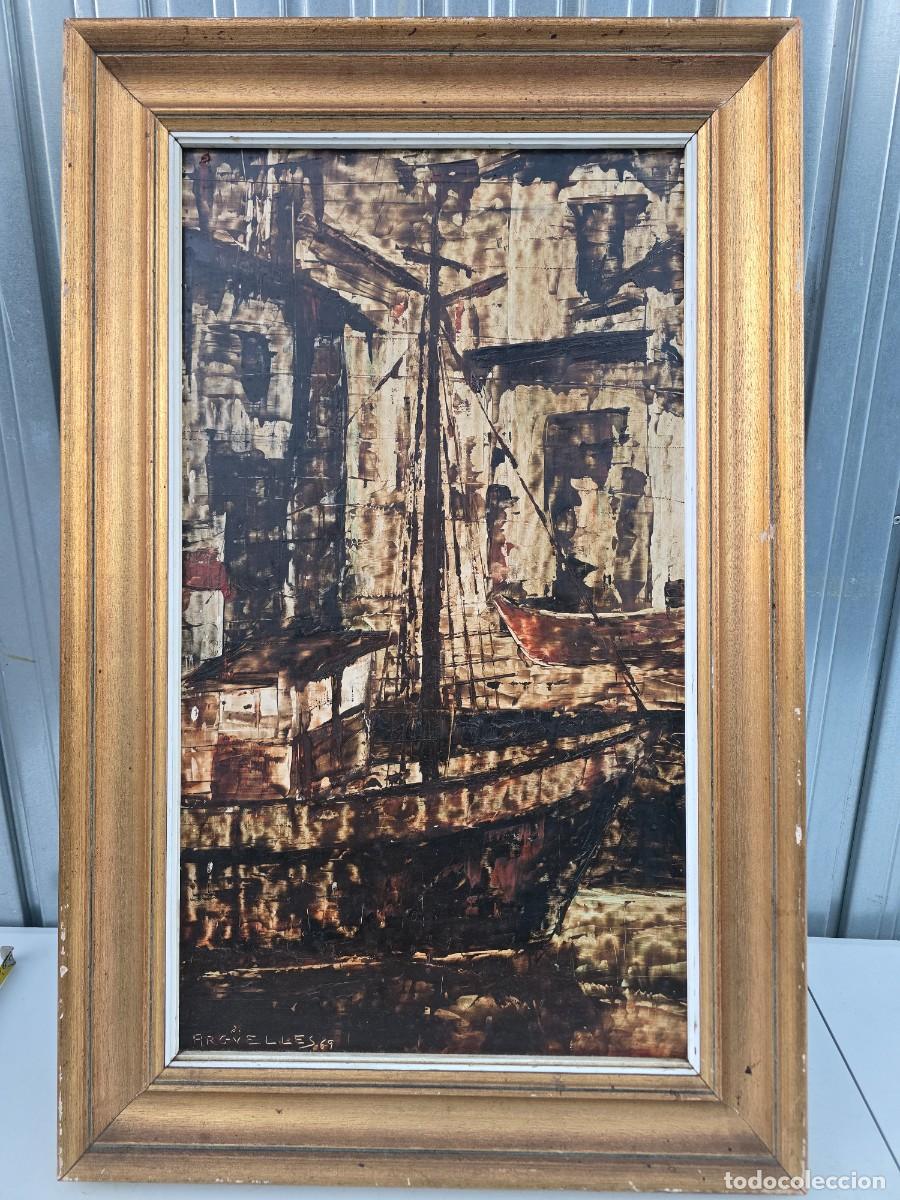 Arte: ARGUELLES Marina oleo sobre tablex - Foto 1