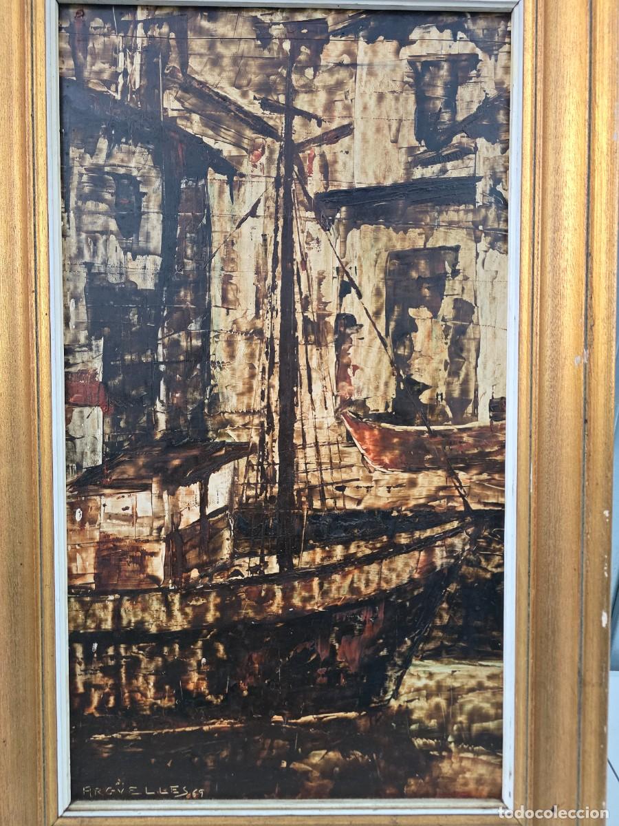 Arte: ARGUELLES Marina oleo sobre tablex - Foto 2