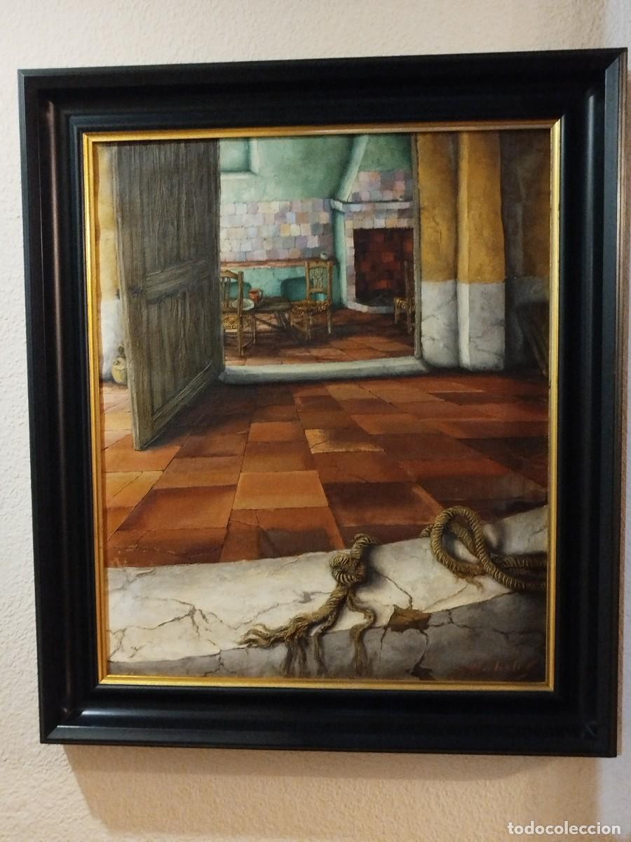 Arte: Rafael Mochol&iacute; Soto &mdash; &rdquo;Interior de alquer&iacute;a&rdquo; (&Oacute;leo sobre lienzo)